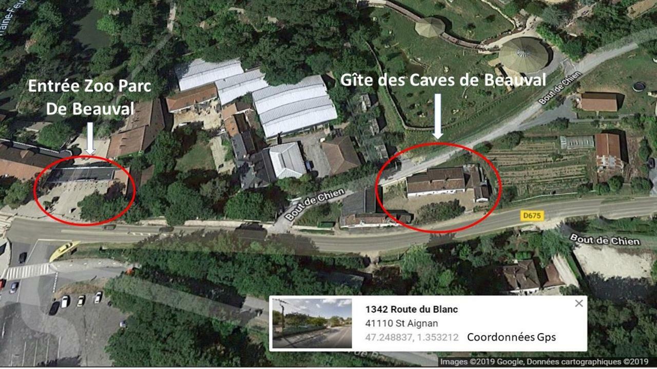Gîte Caves de Beauval  Saint-Aignan  Exterior foto